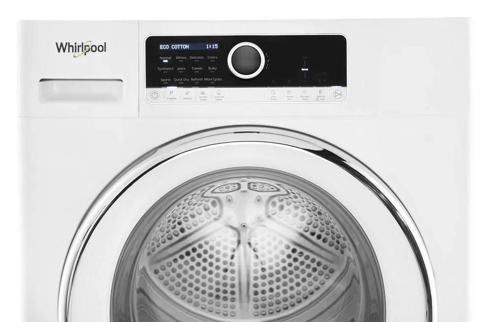 Whirlpool WCD3090JW 4.3 Cu. Ft. 24 Small Space Ventless Dryer