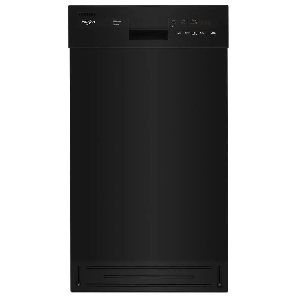 Whirlpool WDPS5118PB Small-Space Compact Dishwasher With Stainless Steel Tub