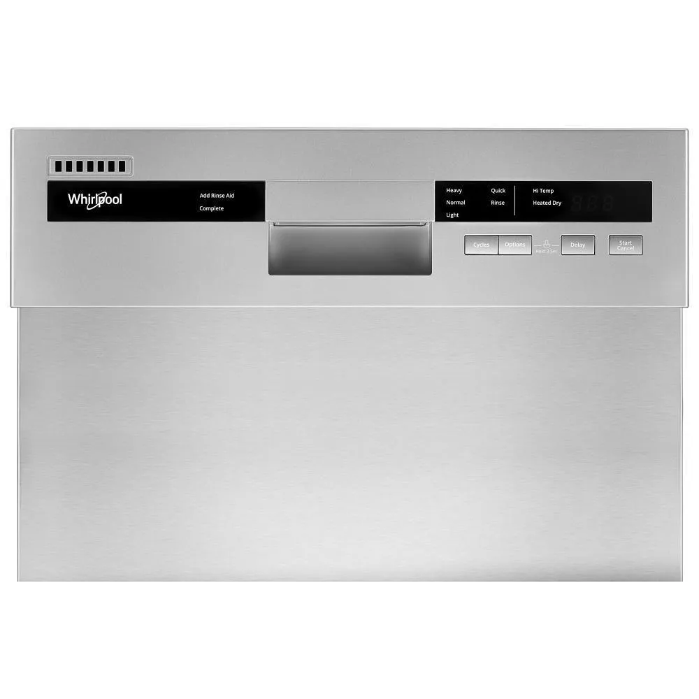 Whirlpool WDPS5118PM Small-Space Compact Dishwasher With Stainless Steel Tub