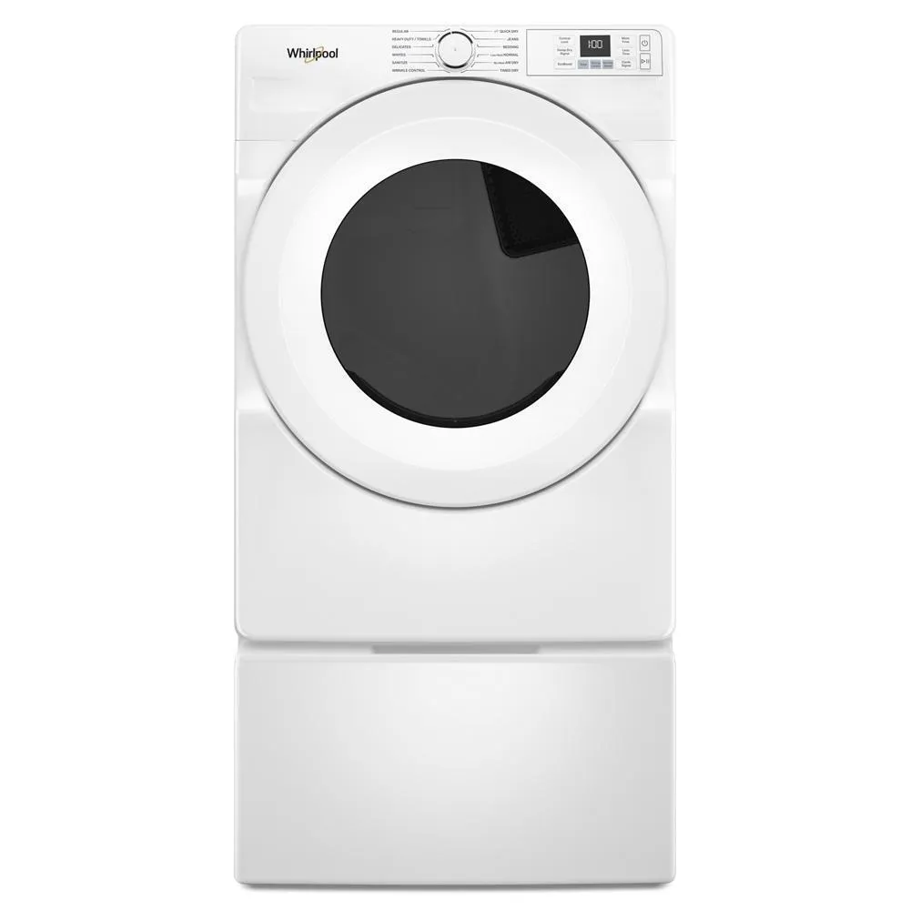 Whirlpool WED4720RW 7.4 Cu. Ft. Smart Front Load Energy Star Electric Dryer With Quick Dry