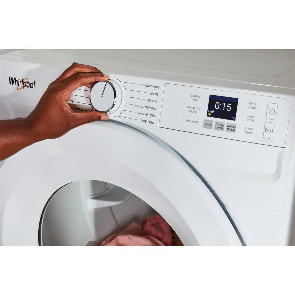 Whirlpool WED4720RW 7.4 Cu. Ft. Smart Front Load Energy Star Electric Dryer With Quick Dry