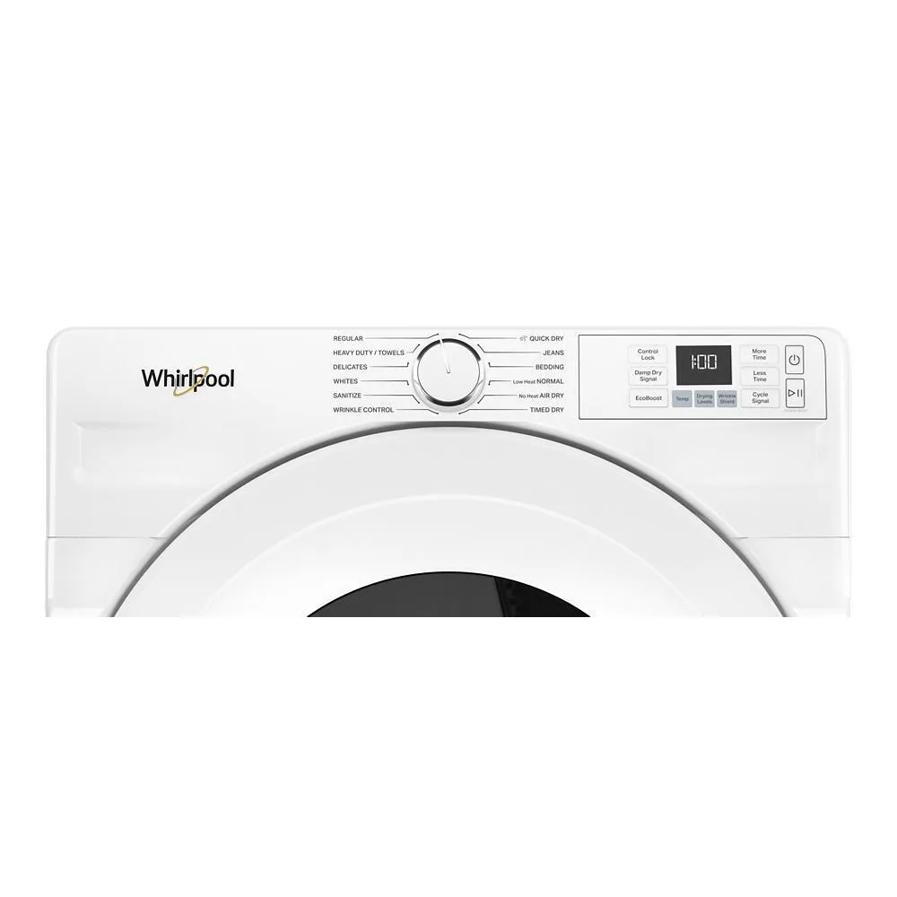 Whirlpool WED4720RW 7.4 Cu. Ft. Smart Front Load Energy Star Electric Dryer With Quick Dry