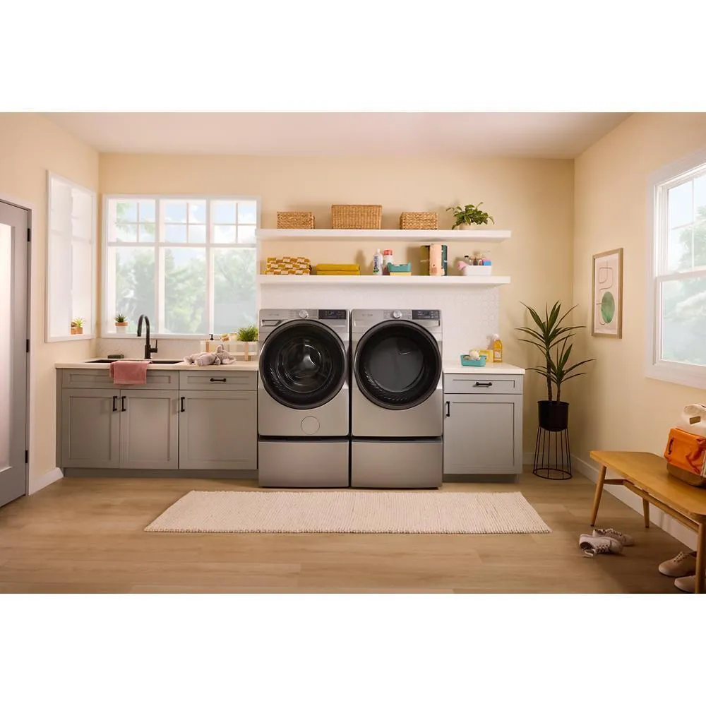 Whirlpool WED5720RR 7.4 Cu. Ft. Smart Front Load Energy Star Electric Dryer With Wrinkle Shield&#8482; Option