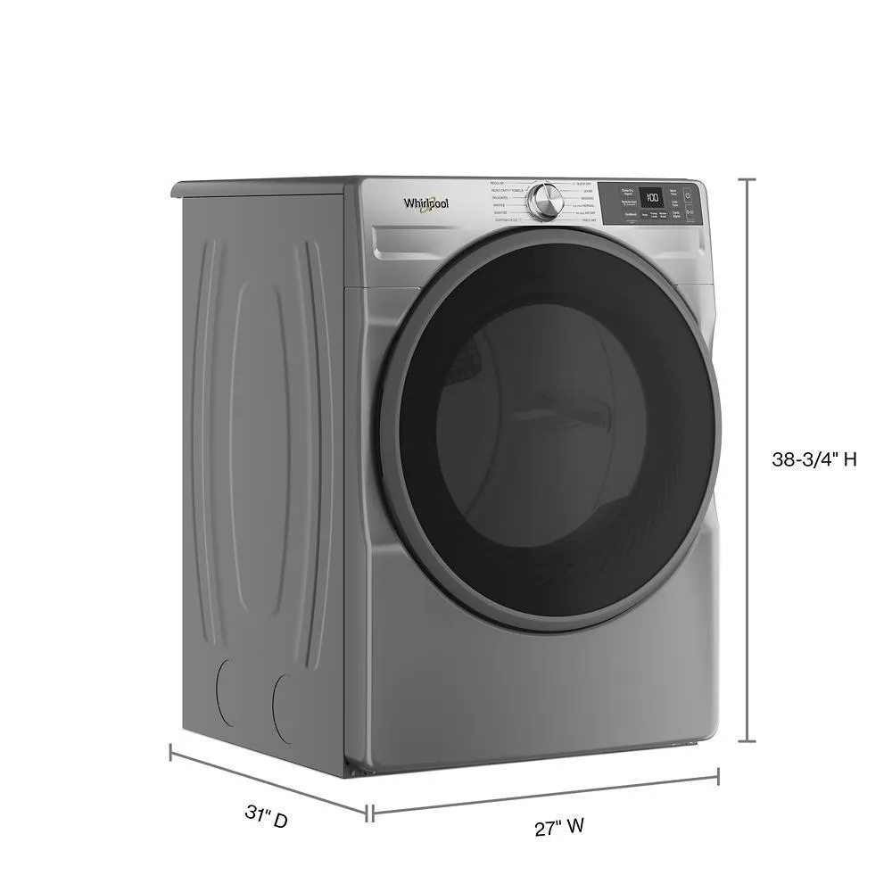 Whirlpool WED5720RR 7.4 Cu. Ft. Smart Front Load Energy Star Electric Dryer With Wrinkle Shield&#8482; Option