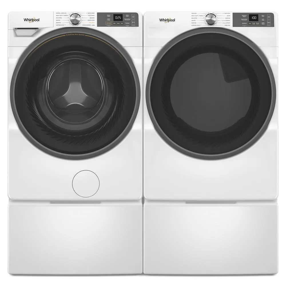 Whirlpool WED5720RW 7.4 Cu. Ft. Smart Front Load Energy Star Electric Dryer With Wrinkle Shield&#8482; Option