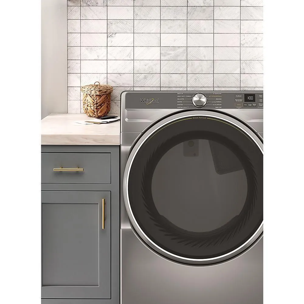 Whirlpool WED6720RR 7.4 Cu. Ft. Smart Front Load Energy Star Electric Dryer With Steam Capabilities