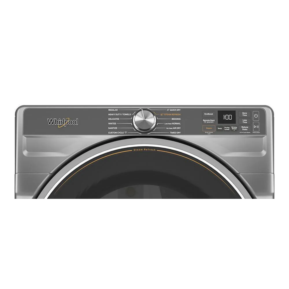 Whirlpool WED6720RR 7.4 Cu. Ft. Smart Front Load Energy Star Electric Dryer With Steam Capabilities