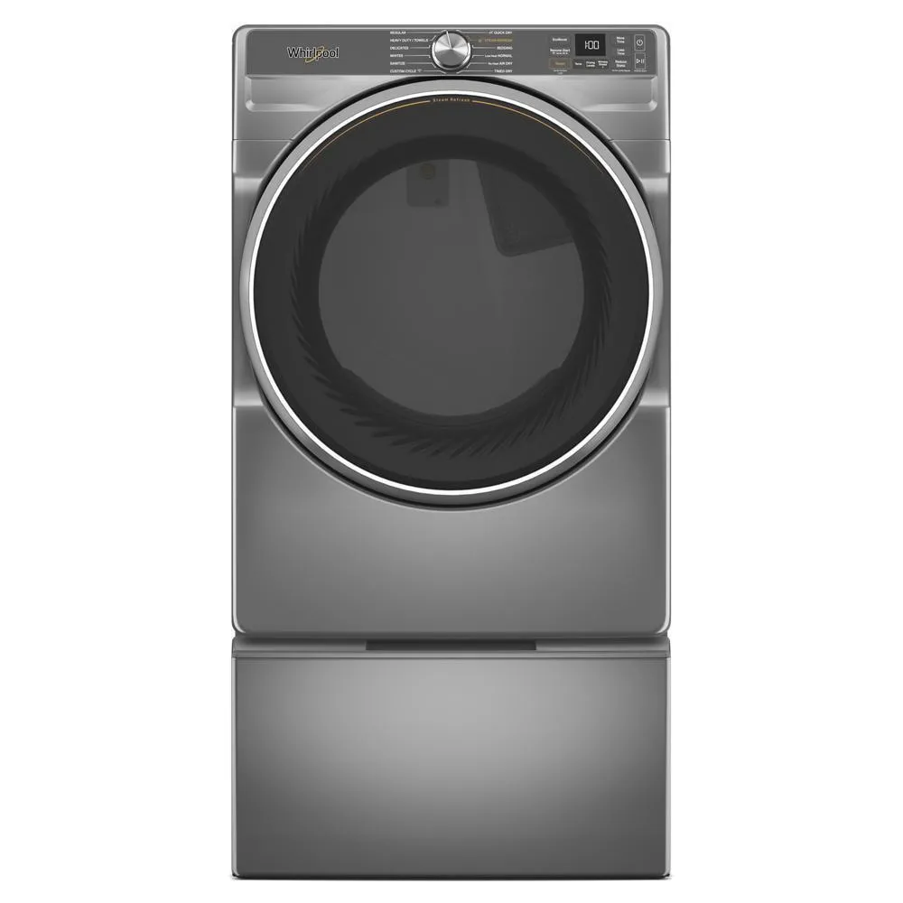 Whirlpool WED6720RR 7.4 Cu. Ft. Smart Front Load Energy Star Electric Dryer With Steam Capabilities