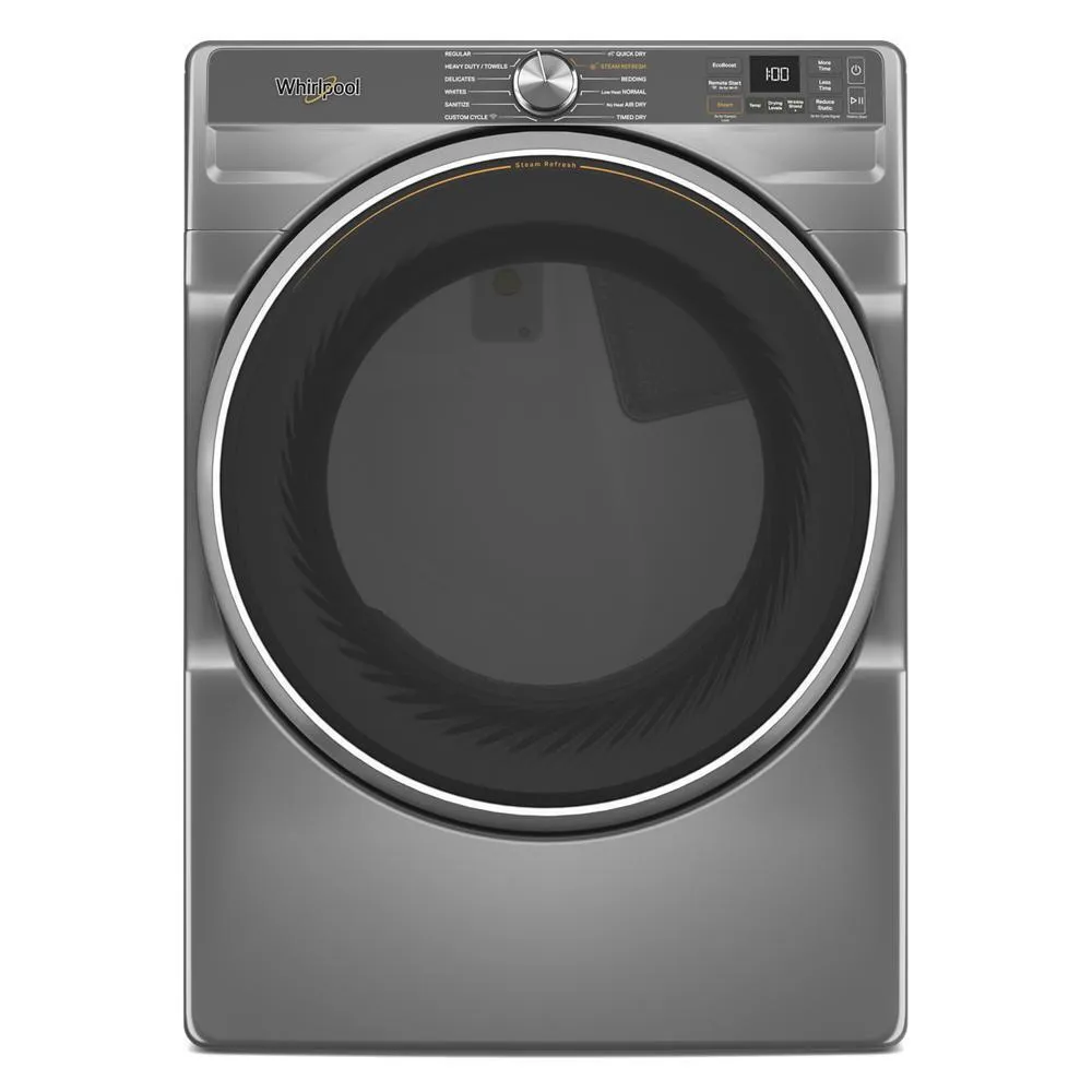 Whirlpool WED6720RR 7.4 Cu. Ft. Smart Front Load Energy Star Electric Dryer With Steam Capabilities