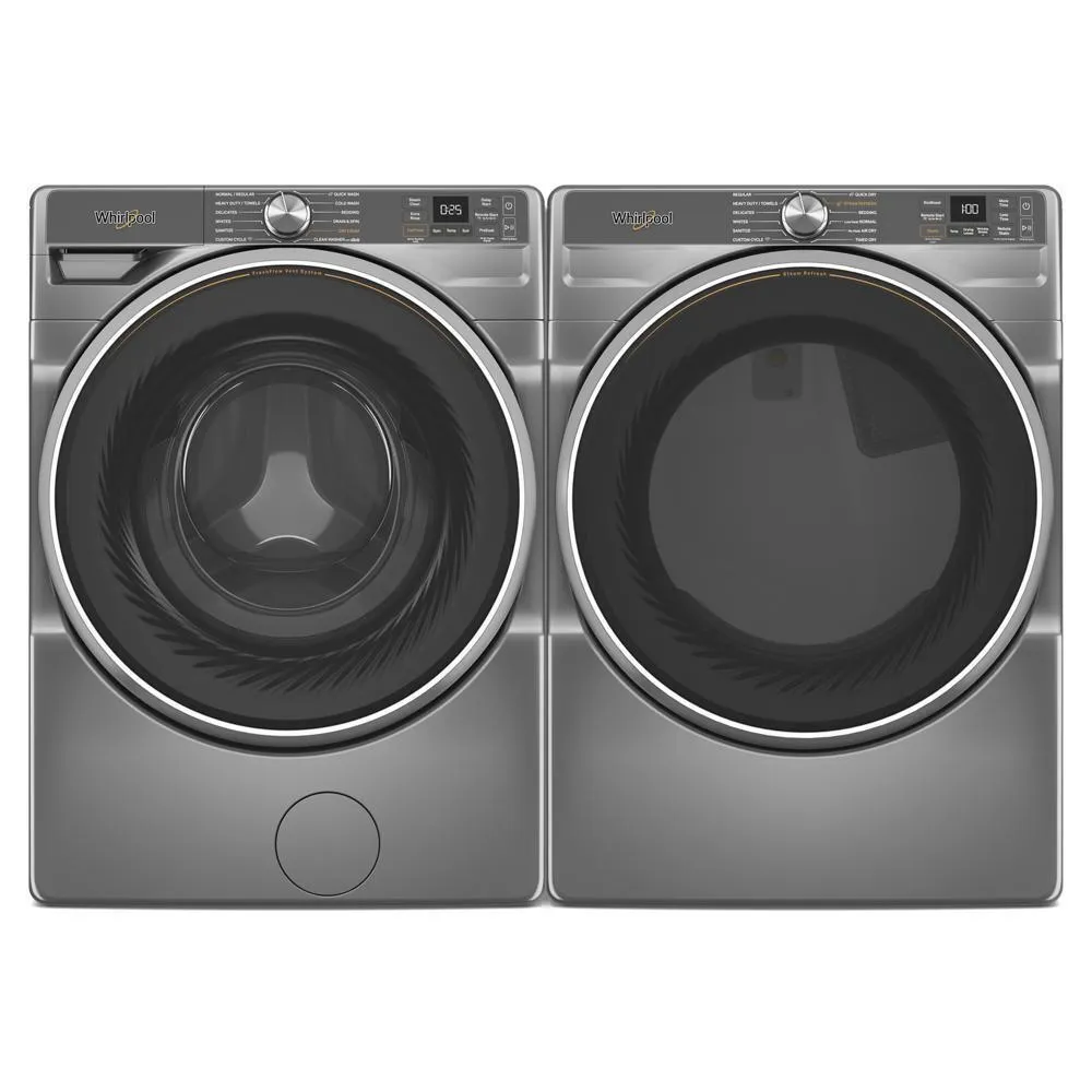 Whirlpool WED6720RR 7.4 Cu. Ft. Smart Front Load Energy Star Electric Dryer With Steam Capabilities