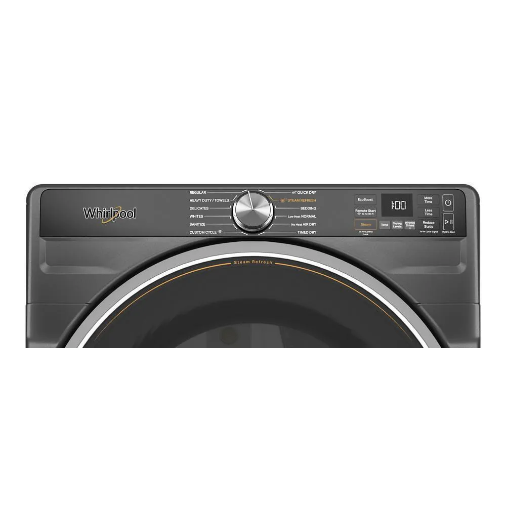 Whirlpool WED6720RU 7.4 Cu. Ft. Smart Front Load Energy Star Electric Dryer With Steam Capabilities