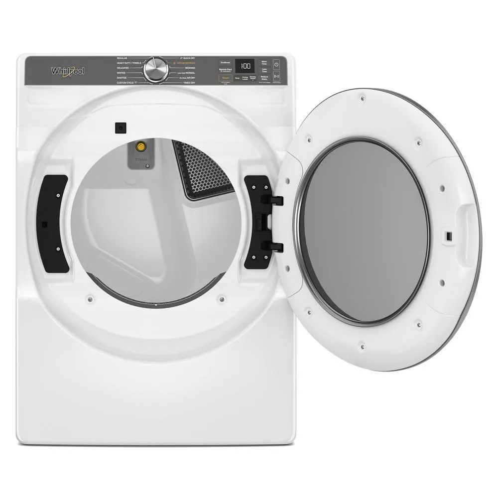 Whirlpool WED6720RW 7.4 Cu. Ft. Smart Front Load Energy Star Electric Dryer With Steam Capabilities