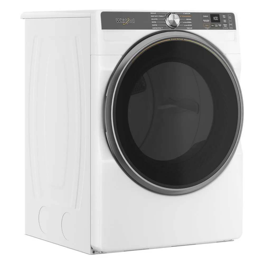 Whirlpool WED6720RW 7.4 Cu. Ft. Smart Front Load Energy Star Electric Dryer With Steam Capabilities