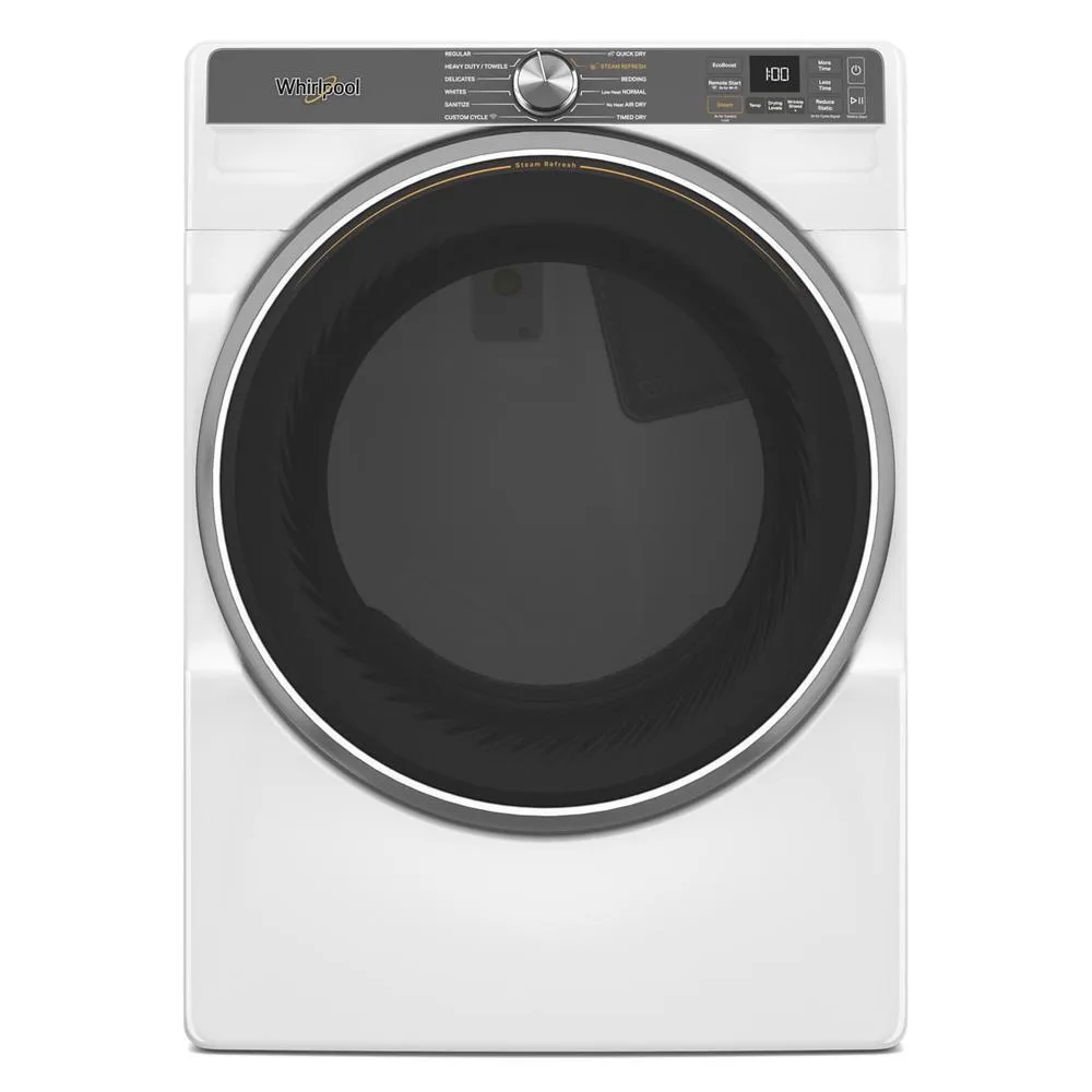 Whirlpool WED6720RW 7.4 Cu. Ft. Smart Front Load Energy Star Electric Dryer With Steam Capabilities
