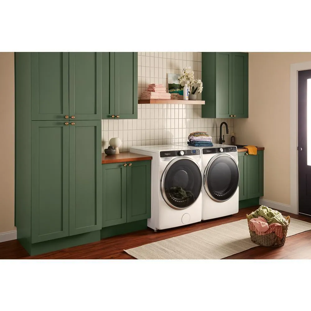 Whirlpool WED6720RW 7.4 Cu. Ft. Smart Front Load Energy Star Electric Dryer With Steam Capabilities