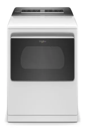 Whirlpool WED8127LW 7.4 Cu. Ft. Top Load Electric Dryer With Advanced Moisture Sensing