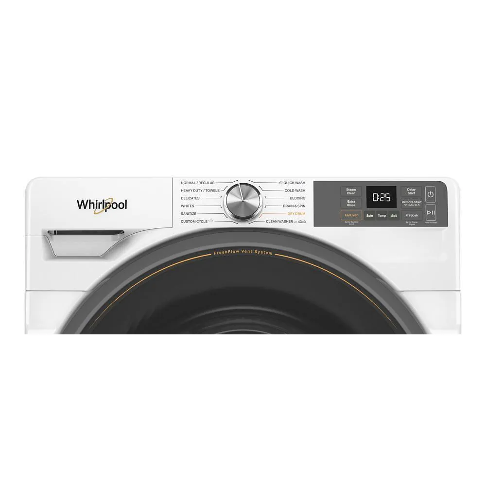 Whirlpool WFW5720RW 4.5 Cu. Ft. Smart Front Load Energy Star Washer With Freshflow&#8482; Vent System