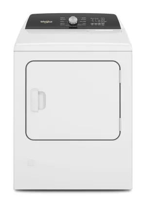 Whirlpool WGD5050LW 7.0 Cu. Ft. Top Load Gas Moisture Sensing Dryer With Steam