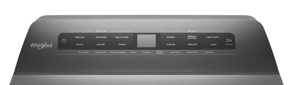 Whirlpool WGD5100HC 7.4 Cu. Ft. Top Load Gas Dryer With Intuitive Controls