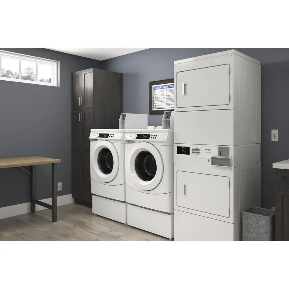 Whirlpool WHP1000VW 10 Pedestal For Commercial Front Load Washer And Dryer