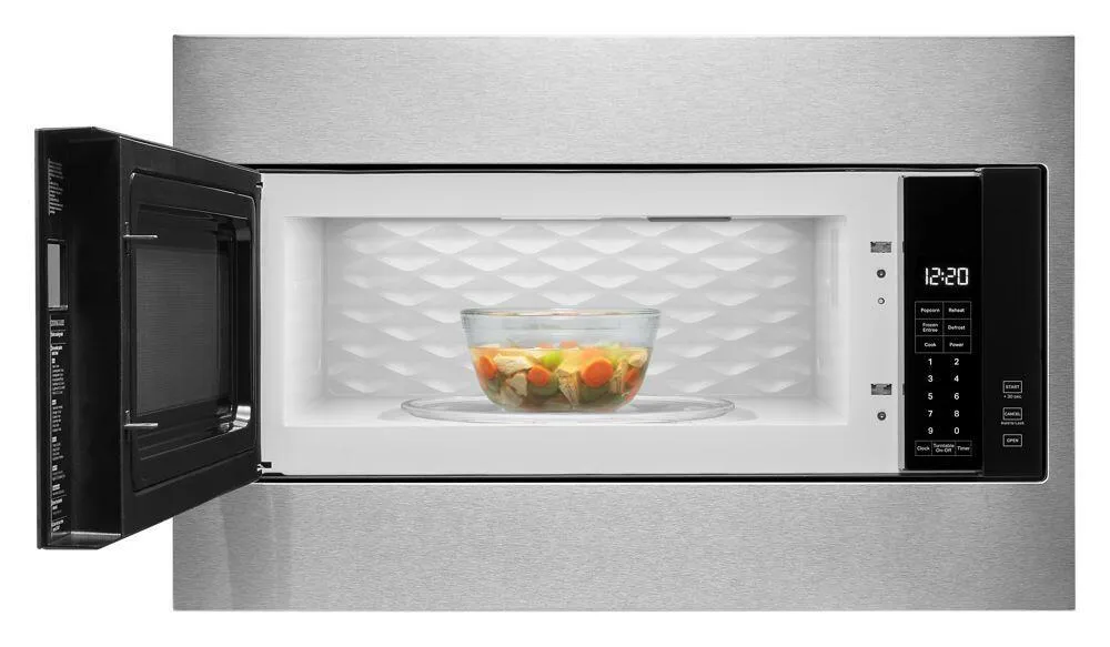 Whirlpool WMT55511KS 1.1 Cu. Ft. Built-In Microwave With Standard Trim Kit - 19-1/8 Height