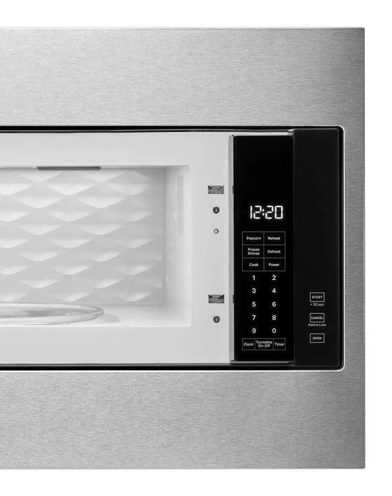 Whirlpool WMT55511KS 1.1 Cu. Ft. Built-In Microwave With Standard Trim Kit - 19-1/8 Height