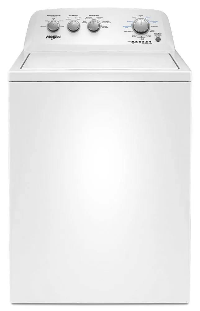 Whirlpool WTW4850HW 3.9 Cu. Ft. Top Load Washer With Soaking Cycles. 12 Cycles