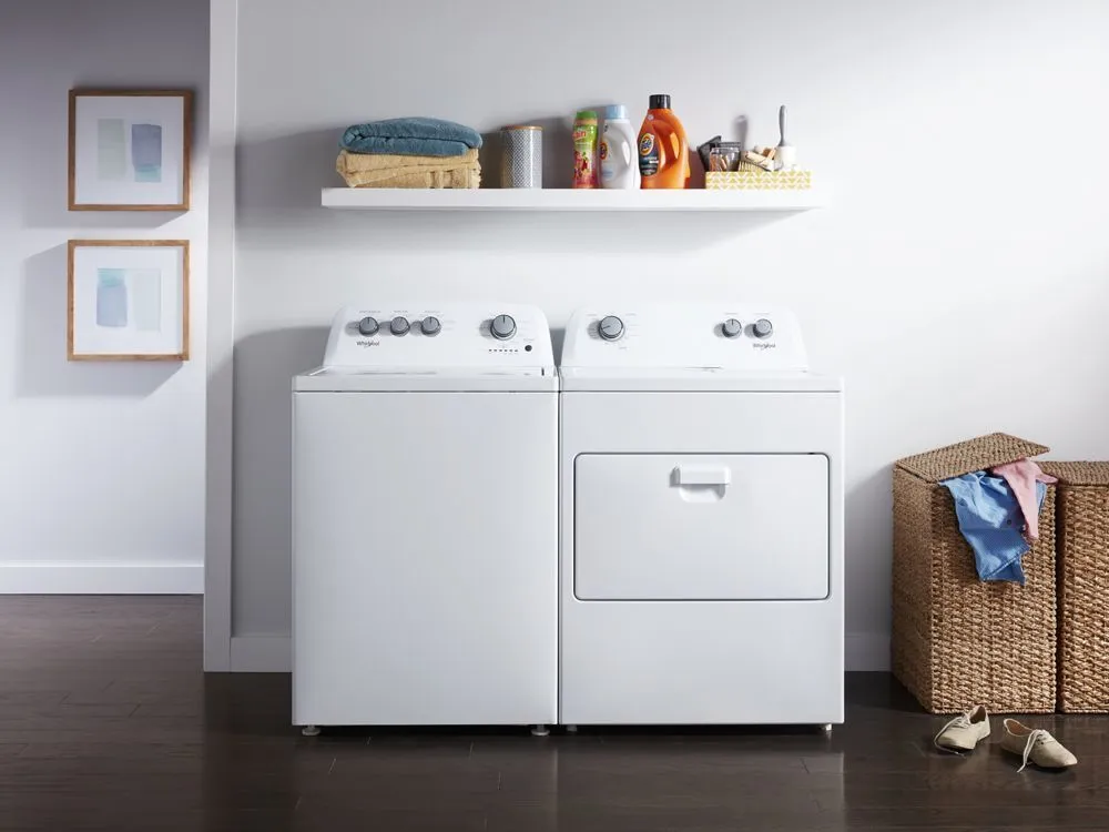 Whirlpool WTW4850HW 3.9 Cu. Ft. Top Load Washer With Soaking Cycles. 12 Cycles