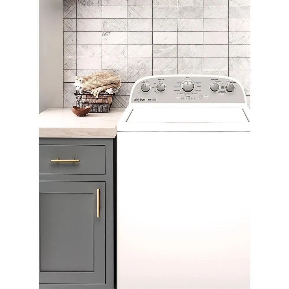 Whirlpool WTW4957PW 3.8-3.9 Cu. Ft. Whirlpool Top Load Washer With Removable Agitator
