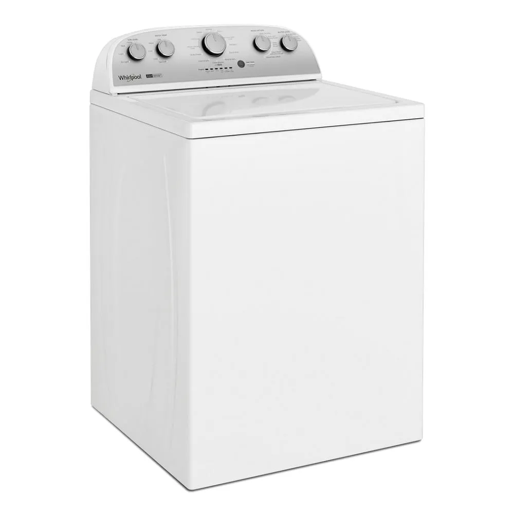Whirlpool WTW4957PW 3.8-3.9 Cu. Ft. Whirlpool Top Load Washer With Removable Agitator