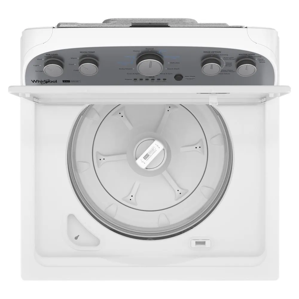 Whirlpool WTW4957PW 3.8-3.9 Cu. Ft. Whirlpool Top Load Washer With Removable Agitator