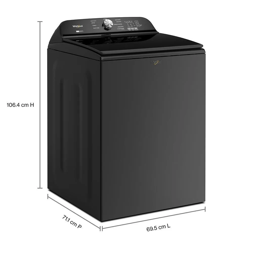 Whirlpool WTW6157PB 5.2-5.3 Cu. Ft. Whirlpool Top Load Washer With Removable Agitator